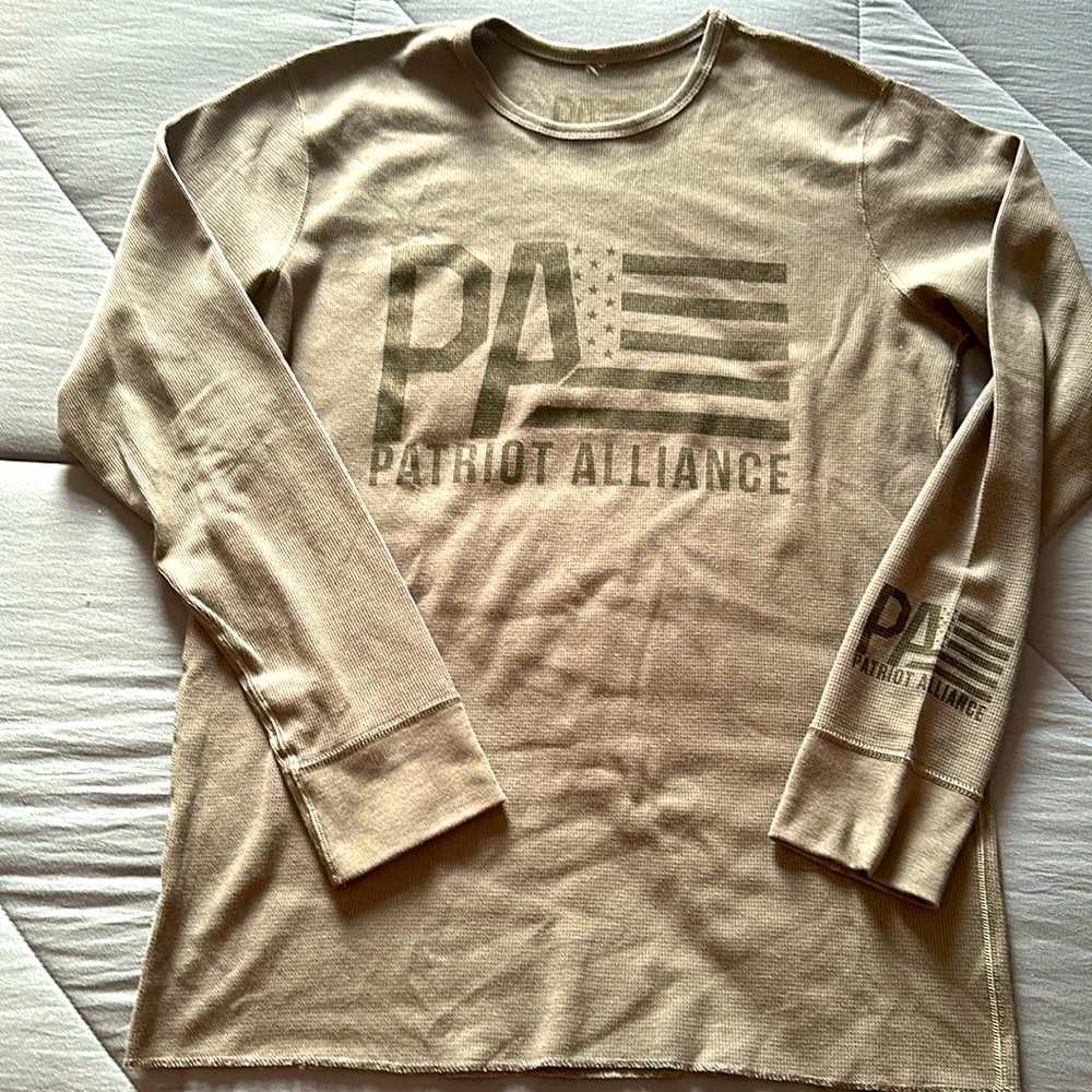 Patriot Alliance Ribbed Fitted Long Sleeve Shirt